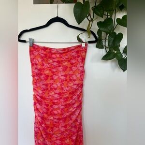 Beginning Boutique Imogen Orange Floral Print Maxi Dress